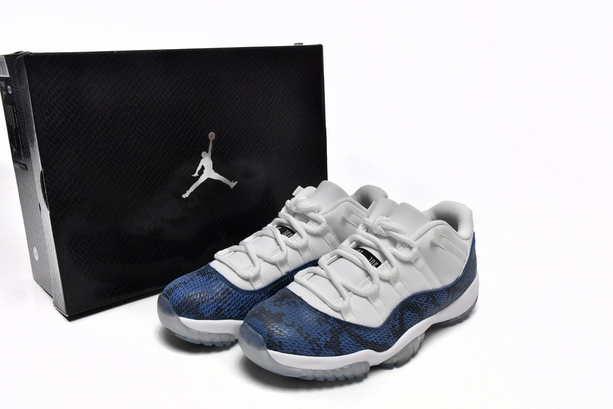 Jordan 11 Navy Snakeskin Reps Sneakers CD6846-102