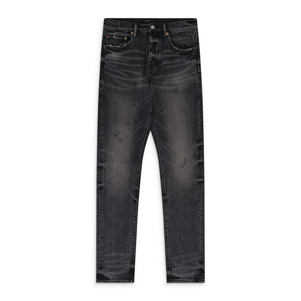 Black Vintage Dirty Staright Slim Jeans