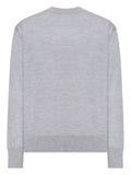 AMI Paris de Coeur monogram embroidered-logo ribbed-hem sweater