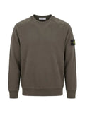 Stone Island 6100008 organic cotton fleece sweatshirt