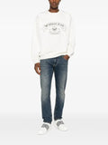 Emporio Armani logo-print raglan-sleeve sweatshirt