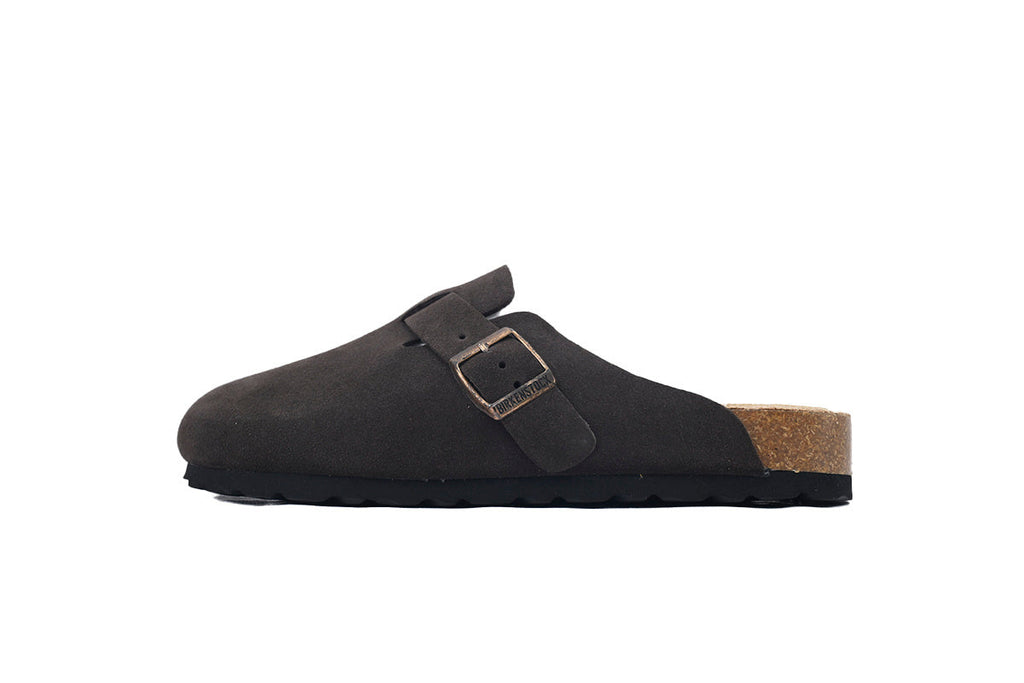 Birkenstock Boston Soft Footbed Suede Mocha
